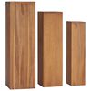 vidaXL 3-tlg. Pflanzenst&auml;nder-Set Massivholz Teak