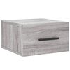 vidaXL Wand-Nachttische 2 Stk. Grau Sonoma 35x35x20 cm