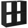 vidaXL B&uuml;cherregal Schwarze Eiche 68,5 x 32 x 68,5 cm Holzwerkstoff