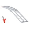 vidaXL Motorradrampe Silber 340 kg pro St&uuml;ck Aluminium