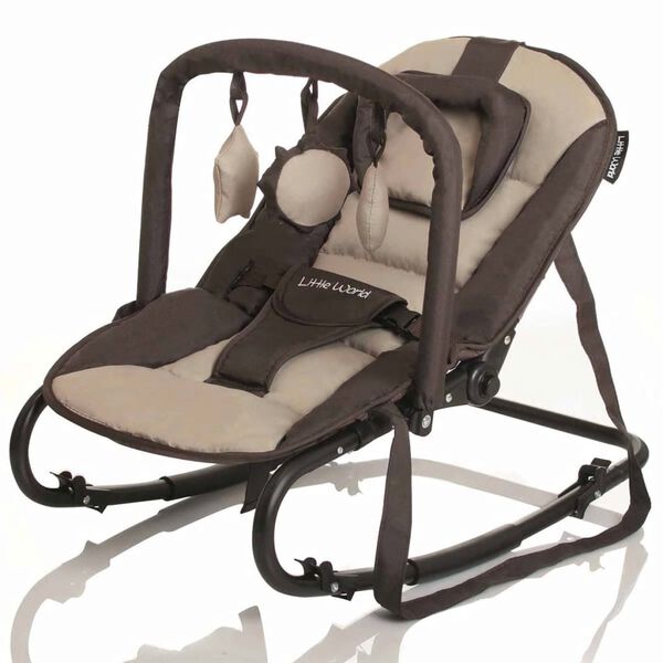 Little World Babywippe Stardust Braun und Beige LWBO001-BGBR