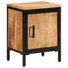 vidaXL Nachttisch 40x30x52,5 cm Raues Massivholz Mango