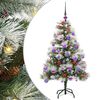 vidaXL K&uuml;nstlicher Weihnachtsbaum Gr&uuml;n und Wei&szlig; 120 cm