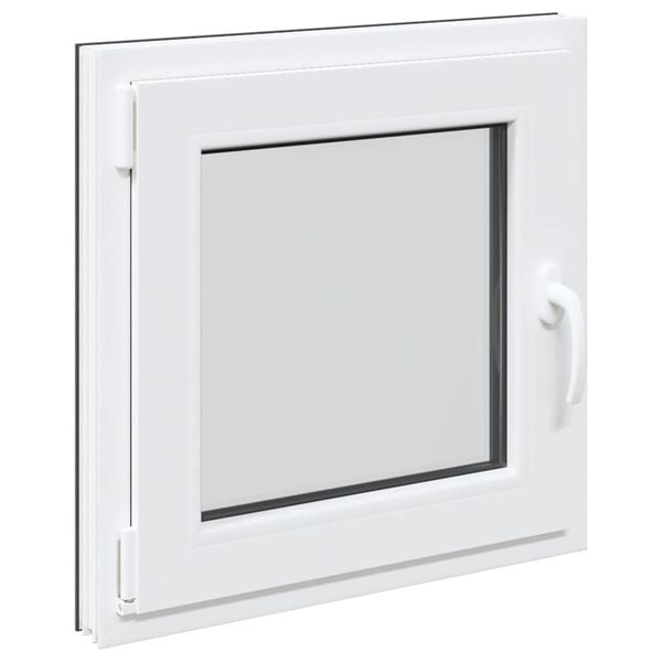 vidaXL Kellerfenster "RISOR" 50x50 cm Drehkipp DIN Links Anthrazit