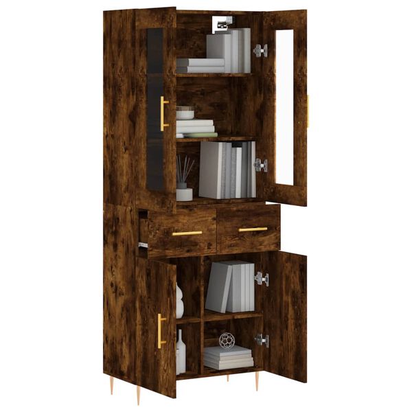 vidaXL Highboard R&auml;uchereiche 69,5x34x180 cm Holzwerkstoff