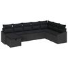 vidaXL Sofa Set mit Kissen 8 pcs Poly-Rattan