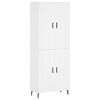 vidaXL Highboard Wei&szlig; 69,5x34x180 cm Holzwerkstoff
