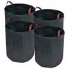 vidaXL Garten-Abfallbeutel Gr&uuml;n 4 St&uuml;ck 272 L 150 g/ m&sup2;