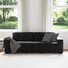 vidaXL Sofa 3 pcs Beige Leinenmischgewebe
