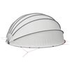 vidaXL Pool-Dome Grau und Orange 592 x 590 x 275 cm