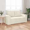 vidaXL Schlafsofa 60cm Creme Samt