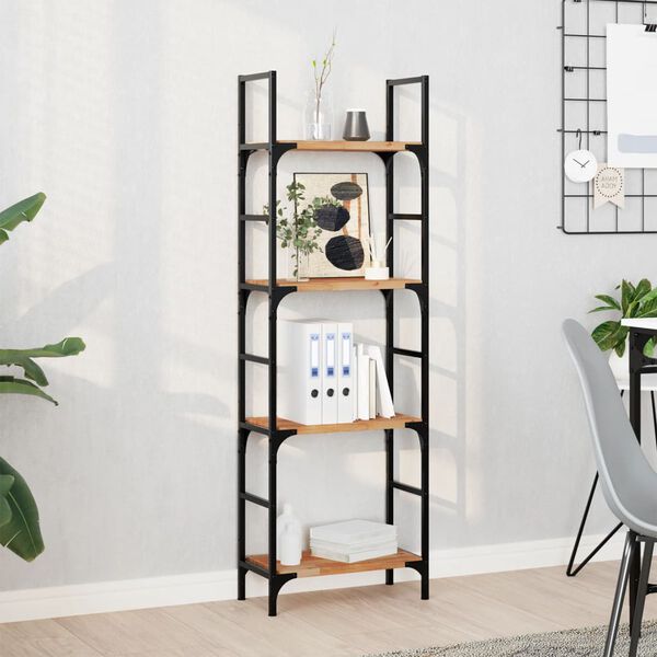 vidaXL Schweberegale 4 Stk. 40x20x2 cm Massivholz Akazie &Ouml;lbehandelt