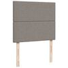 vidaXL Ottoman-Bett mit Matratze Taupe 120x200 cm Stoff