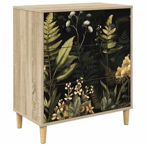 vidaXL Kommode RHENEN Dschungelmotiv 66 x 36,5 x 75 cm Holzwerkstoff