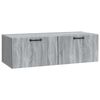 vidaXL Wandmontierter TV-Schrank Graues Sonoma 98 x 41 x 30 cm