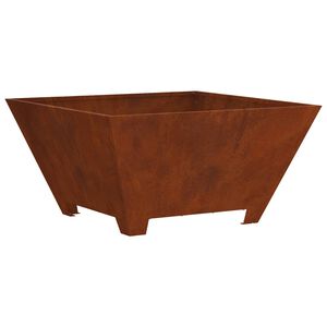 vidaXL Feuerstelle Rostoptik 80 x 80 x 40 cm