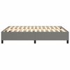vidaXL Boxspringbettgestell Dunkelgrau 140x190 cm Stoff