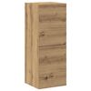 vidaXL 4-tlg. TV-Schrank-Set Wandmontage Artisan-Eiche Holzwerkstoff