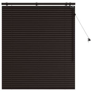 vidaXL Venezianische Jalousie Dunkelbraun 110 x 130 cm 35 mm