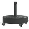 vidaXL Sonnenschirmst&auml;nder mit Rollen f&uuml;r &Oslash;38/48 mm Mast 27 kg Rund