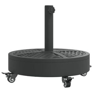 vidaXL Sonnenschirmst&auml;nder mit Rollen f&uuml;r &Oslash;38/48 mm Mast 27 kg Rund