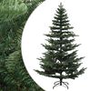 vidaXL K&uuml;nstlicher klappbarer Weihnachtsbaum 210 cm PE & PVC Gr&uuml;n