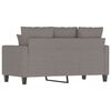 vidaXL 2-Sitzer-Sofa Taupe 120 cm Stoff