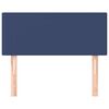 vidaXL Kopfteil Blau 100x5x78/88 cm Stoff