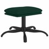 vidaXL Fu&szlig;hocker Dunkelgr&uuml;n 60x60x36 cm Samt