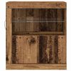 vidaXL LED-Sideboard Braun 60,5 x 37 x 67 cm Holzwerkstoff