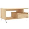 vidaXL Couchtisch Sonoma-Eiche 90x49x45 cm Holzwerkstoff
