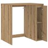 vidaXL Waschmaschinen-Schrank mit T&uuml;r Artisan-Eiche 87 x 60 x 89 cm