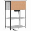 vidaXL Nachttisch Graues Sonoma 55 x 31 x 76 cm Holzwerkstoff