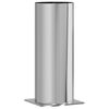 vidaXL Kamin Kopf Erweiterung Silber 25 x 25 x 50 cm Edelstahl