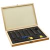 vidaXL 12-tlg. Drehmei&szlig;el-Set mit Wendeplatten 16x16 mm 100 mm