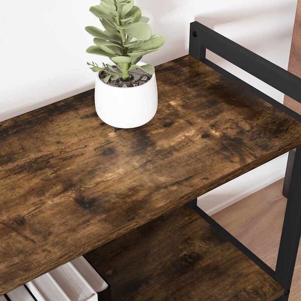 vidaXL B&uuml;cherregal Ger&auml;ucherte Eiche 80 x 30 x 85 cm Holzwerkstoff