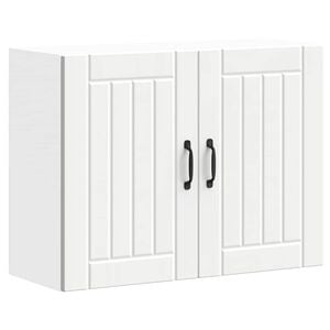 vidaXL K&uuml;chen-H&auml;ngeschrank Lucca Wei&szlig; Holzwerkstoff