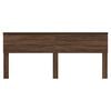 vidaXL Kopfteil Braun Eichen-Optik 200 cm Holzwerkstoff