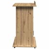 vidaXL Podium mit Regal Artisan-Eiche 55 x 55 x 107 cm Holzwerkstoff