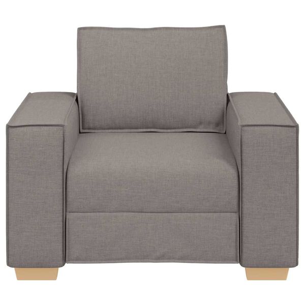 vidaXL Sofa Stuhl Taupe 100x78x84 cm Stoff