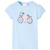 Kinder-T-Shirt Hellblau 116