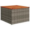 vidaXL 8-teiliges Gartensofa-Set mit Kissen, grau, Polyrattan