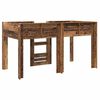 vidaXL Etagenbett f&uuml;r Kinder Altholz 100 x 200 cm Holzwerkstoff