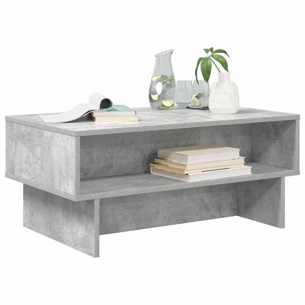 vidaXL Couchtisch Beton Grau 80 x 46 x 35 cm Holzwerkstoff