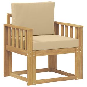 vidaXL 2 St&uuml;ck Outdoor-Sofagarnitur Polyester Wei&szlig; und Beige