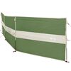 vidaXL Camping-Windschutz Grün 490x123 cm Wasserdicht
