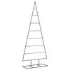 vidaXL Metall-Weihnachtsbaum f&uuml;r Dekorationen Schwarz 150 cm