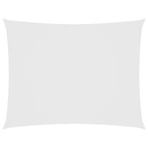 vidaXL Sonnensegel Oxford-Gewebe Rechteckig 2,5x4 m Wei&szlig;