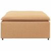 vidaXL Modulares Sofa Fu&szlig;hocker-Modul Beige 100x100x48 cm