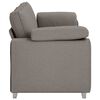 vidaXL Sofa 178cm Taupe Stoff